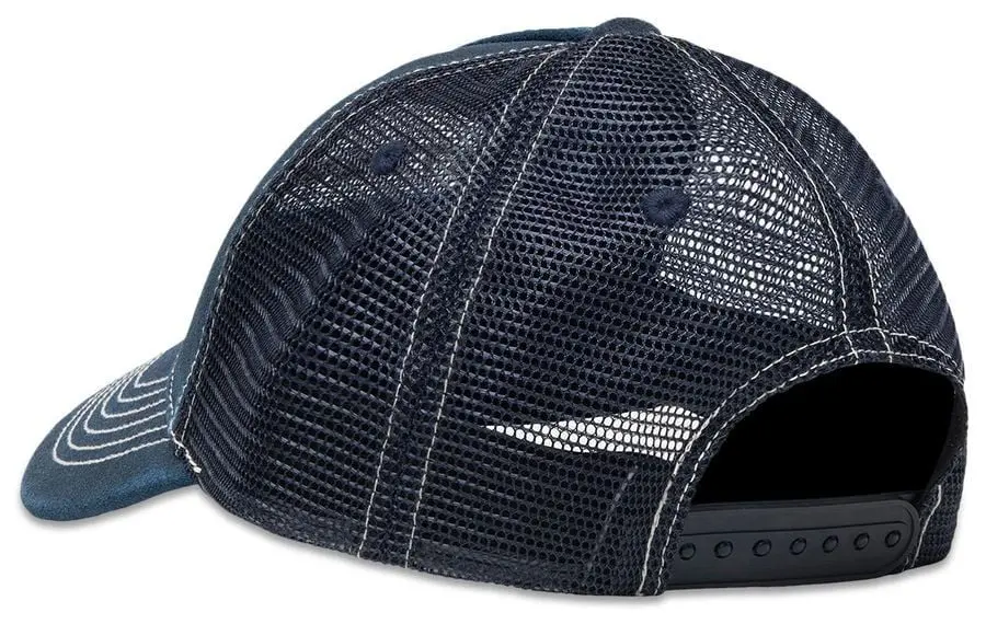 Alternative view of Mũ Stussy Low Pro Trucker Cut-Out Snapback 'Navy' 1311138