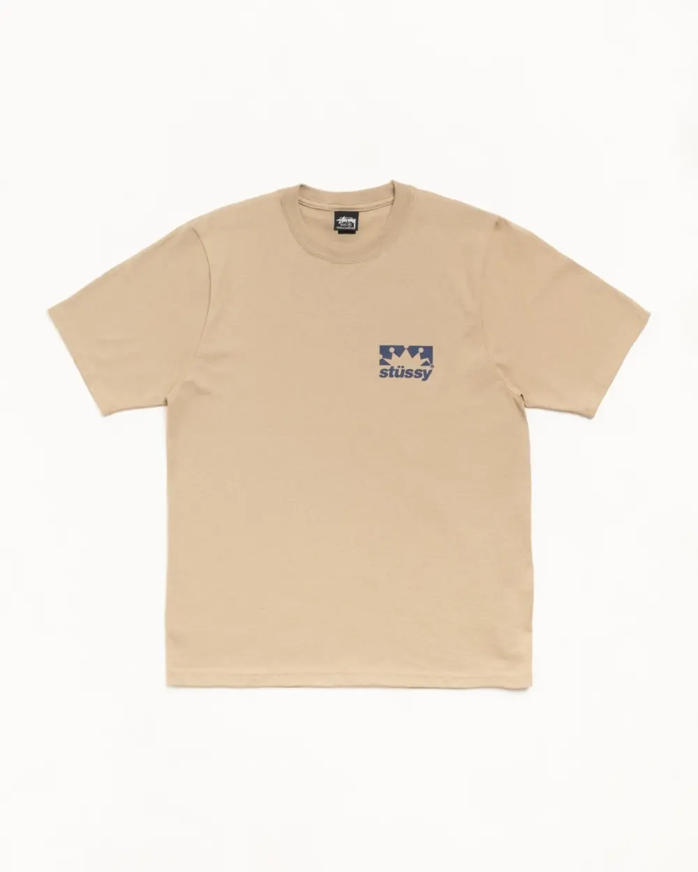 Alternative view of Áo Stussy Box Crown Tee 'Khaki' 1905186