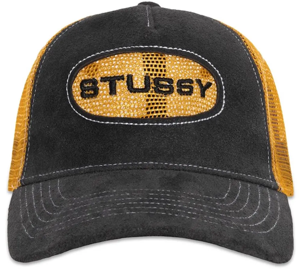Mũ Stussy Low Pro Trucker Cut-Out Snapback 'Gold' 1311138