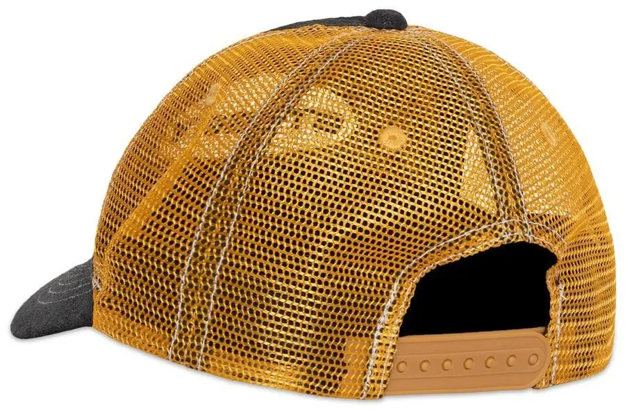 Alternative view of Mũ Stussy Low Pro Trucker Cut-Out Snapback 'Gold' 1311138