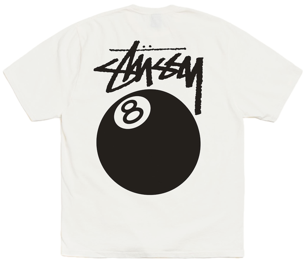 Áo Stussy 8 Ball Tee Pigment Dyed 'Natural' 1905022
