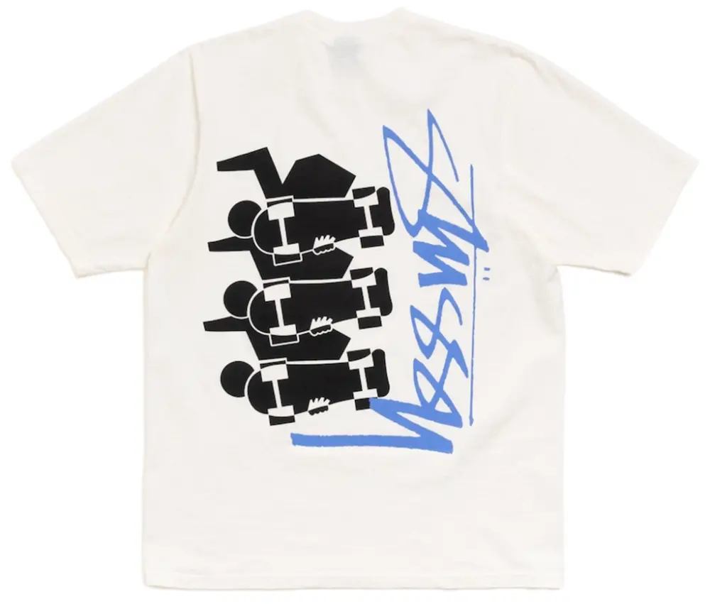 Áo Stussy Skulls Tee Pigment Dyed 'Natural' 1905177
