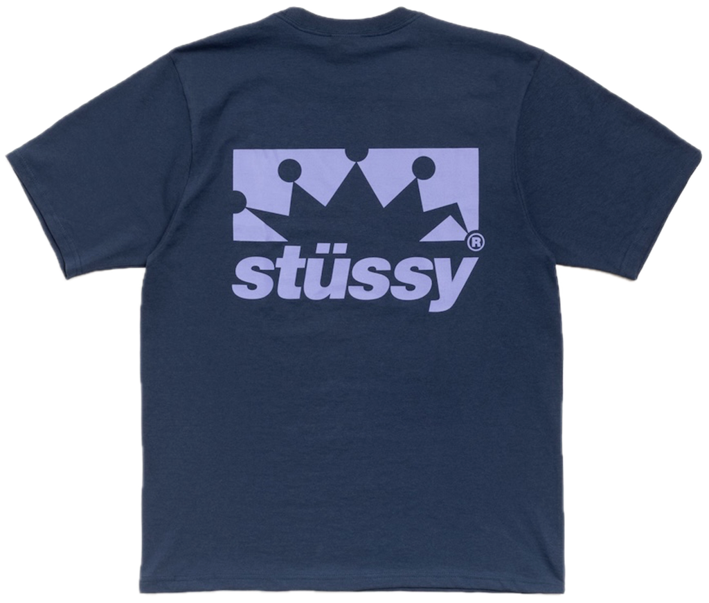 Áo Stussy Box Crown Tee 'Navy' 1905186