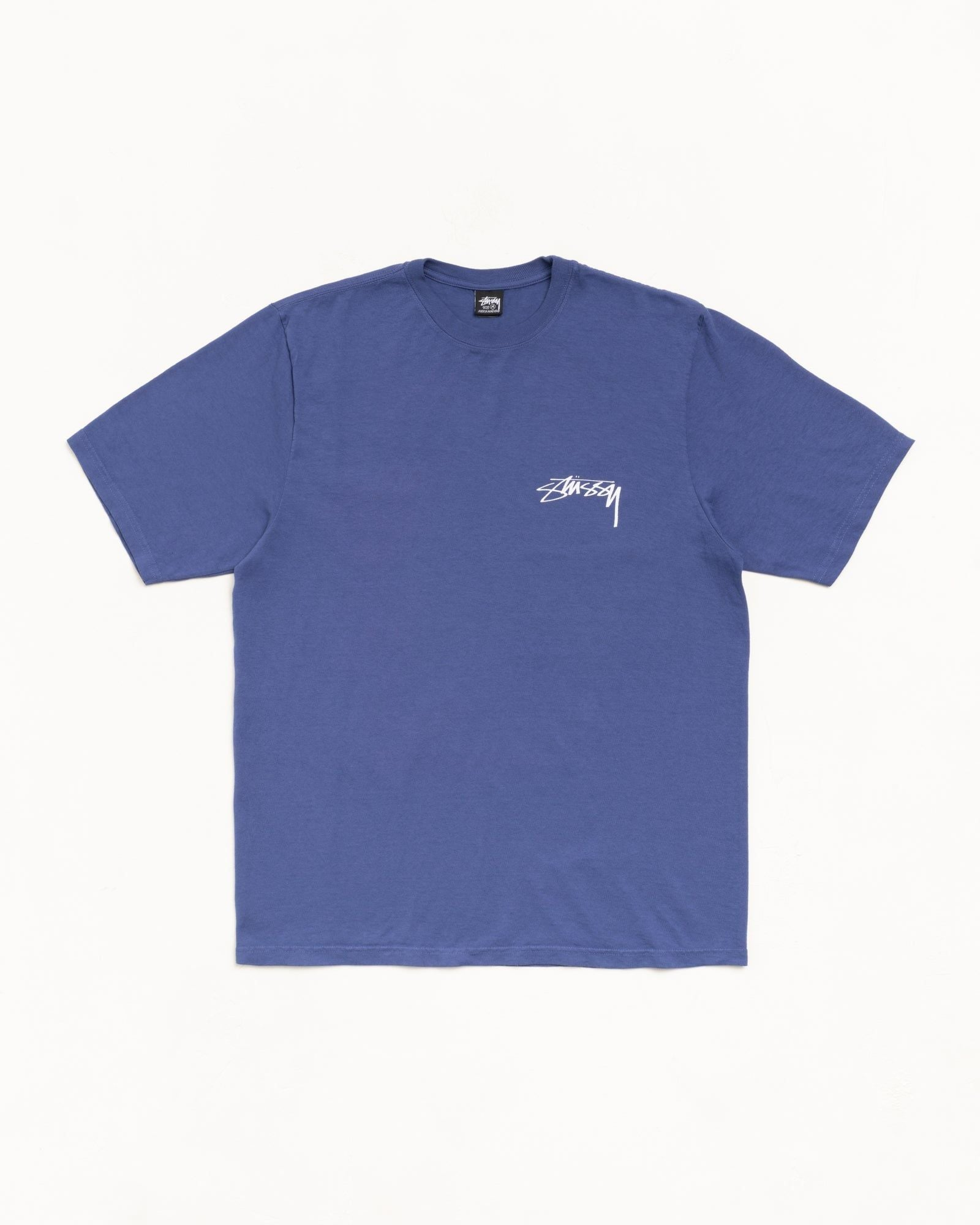 Alternative view of Áo Stussy Skulls Tee Pigment Dyed 'Indigo' 1905177
