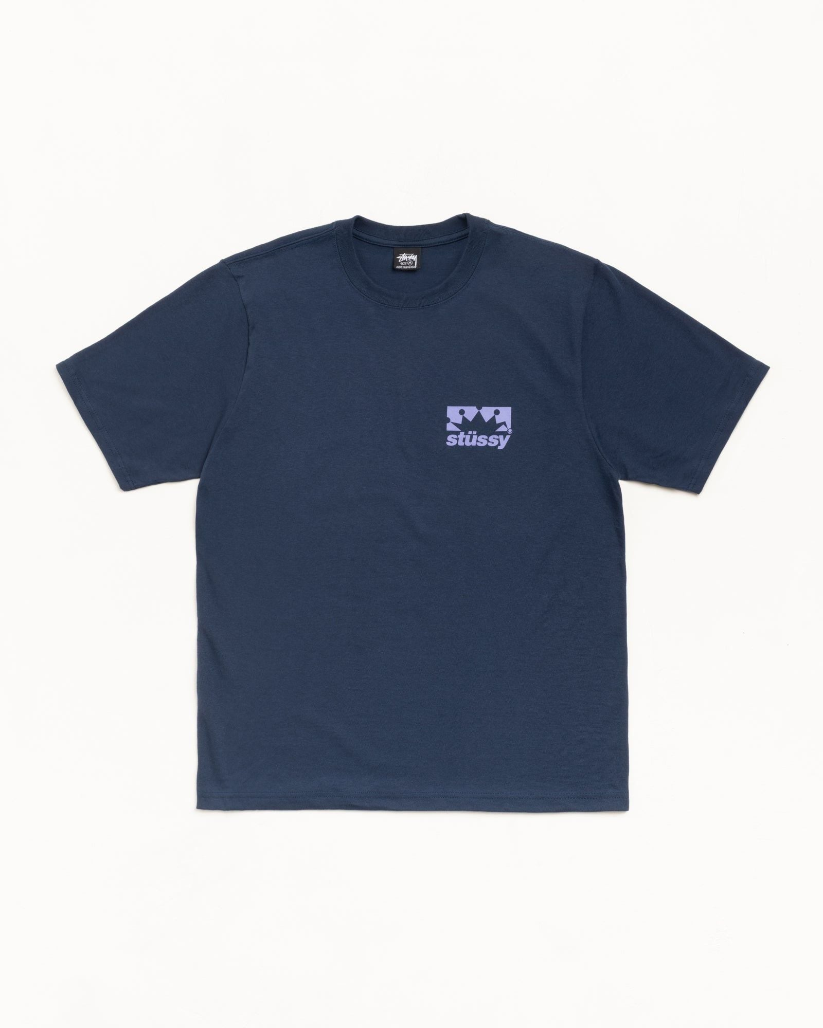 Alternative view of Áo Stussy Box Crown Tee 'Navy' 1905186