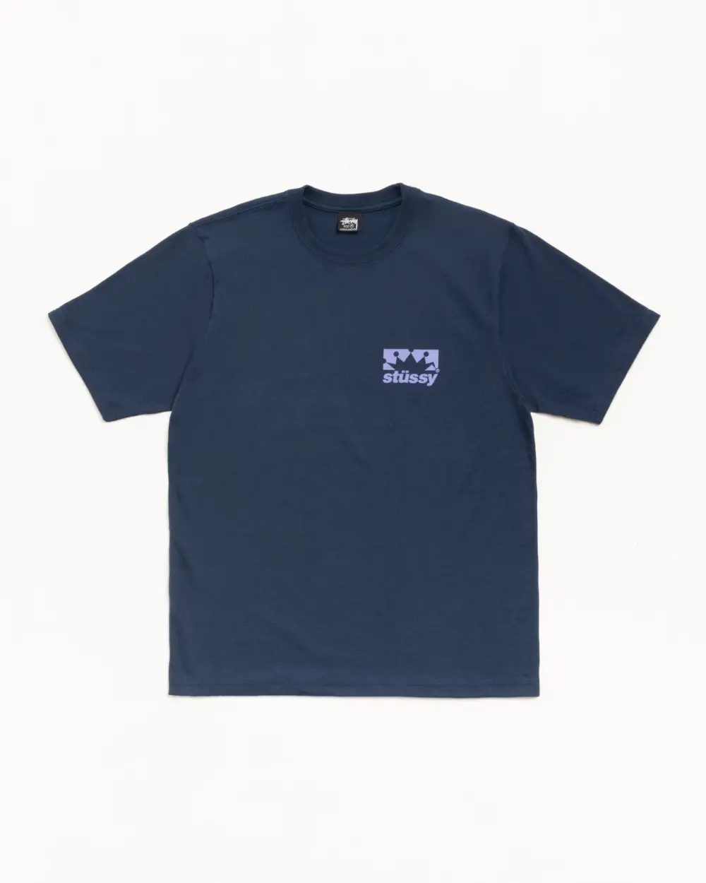 Alternative view of Áo Stussy Box Crown Tee 'Navy' 1905186