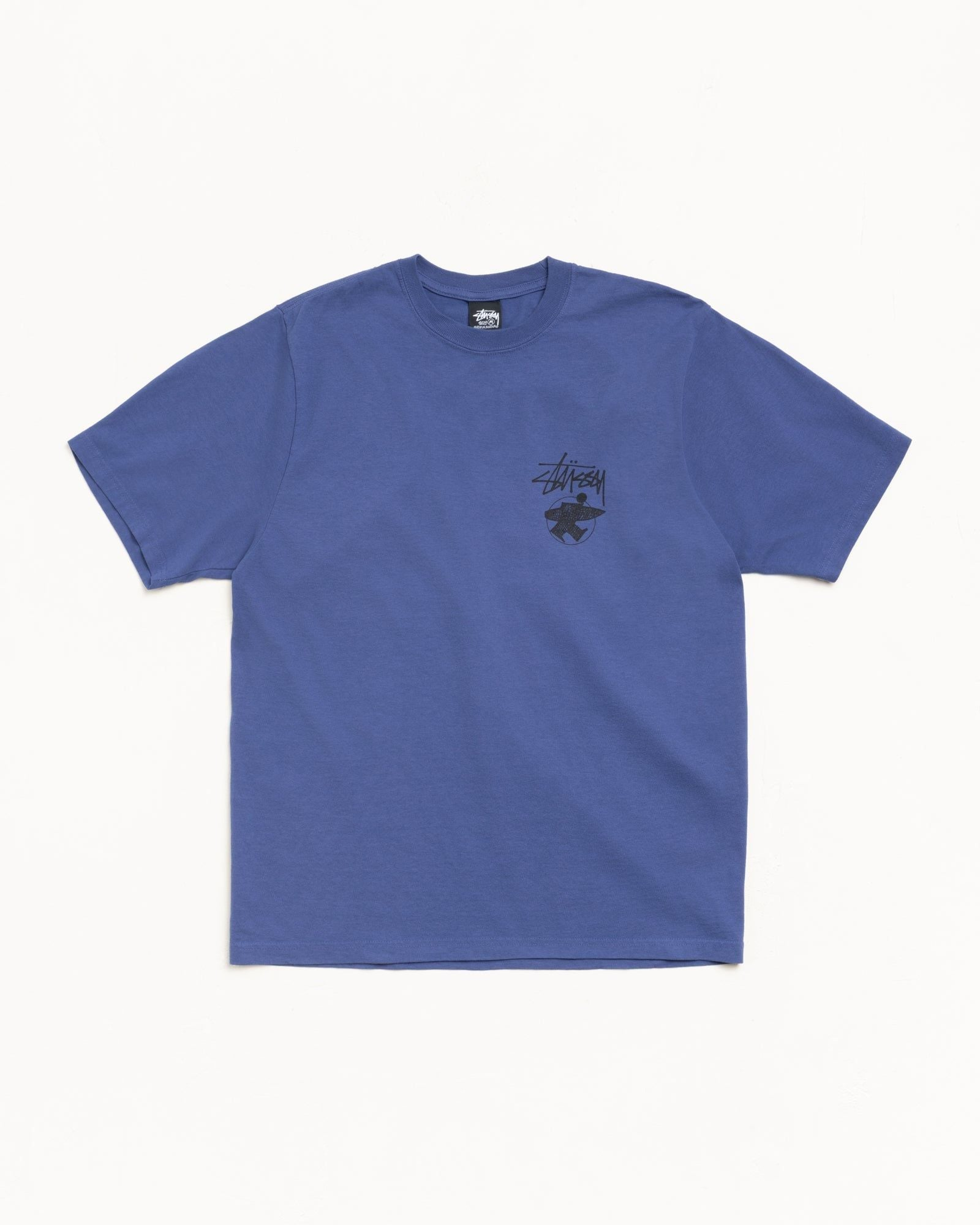 Alternative view of Áo Stussy Long Haul Tee Pigment Dyed 'Indigo' 1905179