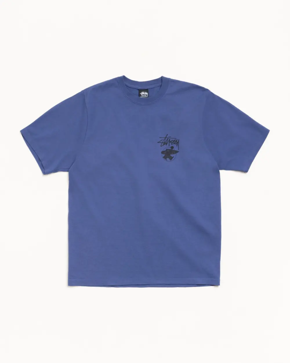 Alternative view of Áo Stussy Long Haul Tee Pigment Dyed 'Indigo' 1905179