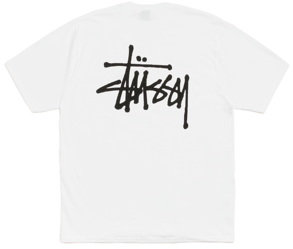 Áo Stussy Basic Stüssy Tee 'White' 1905000