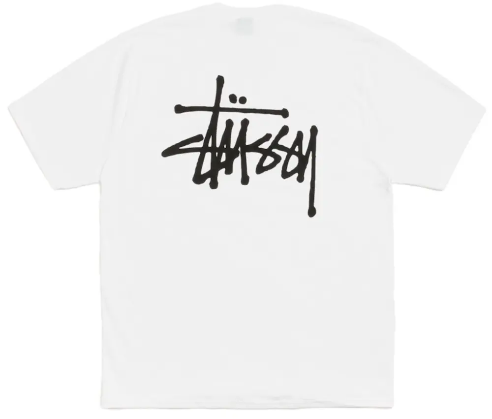 Áo Stussy Basic Stüssy Tee 'White' 1905000