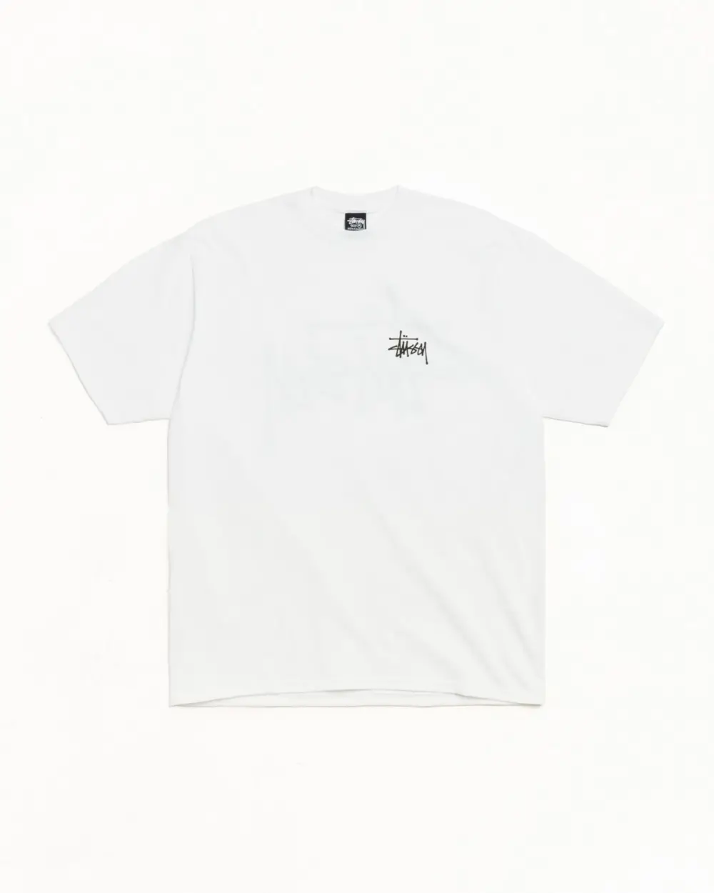 Alternative view of Áo Stussy Basic Stüssy Tee 'White' 1905000