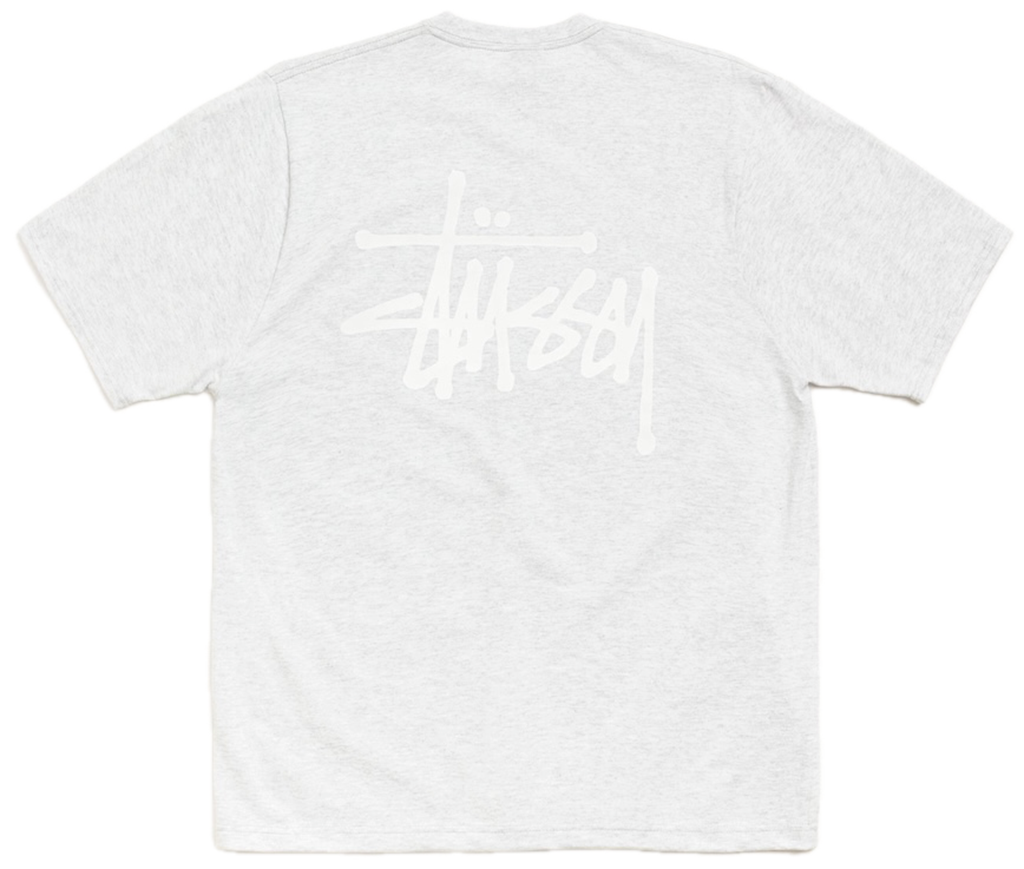 Áo Stussy Basic Stüssy Tee 'Grey' 190500
