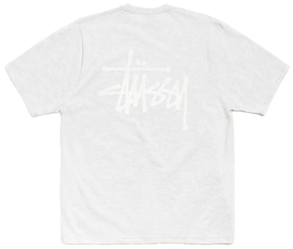 Áo Stussy Basic Stüssy Tee 'Grey' 190500