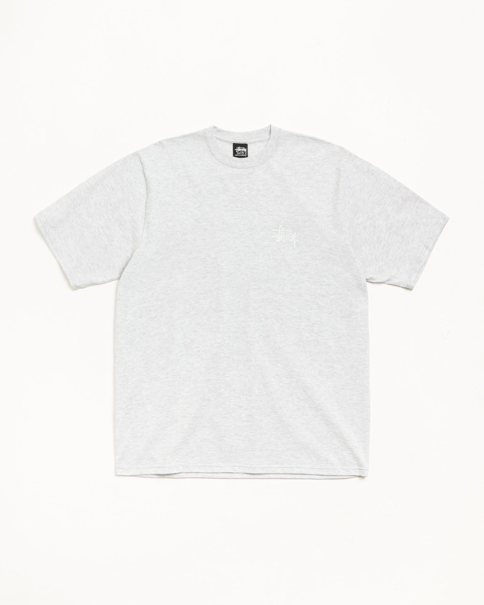 Alternative view of Áo Stussy Basic Stüssy Tee 'Grey' 190500