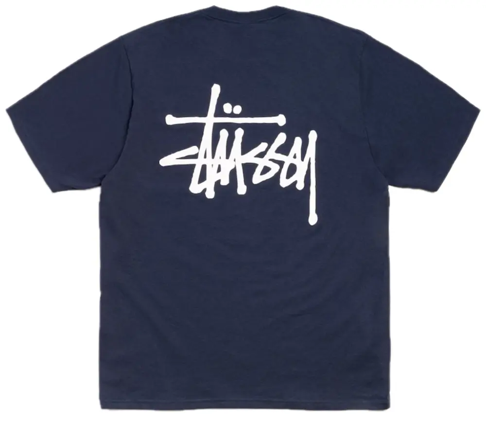 Áo Stussy Basic Stüssy Tee 'Navy' 1905000