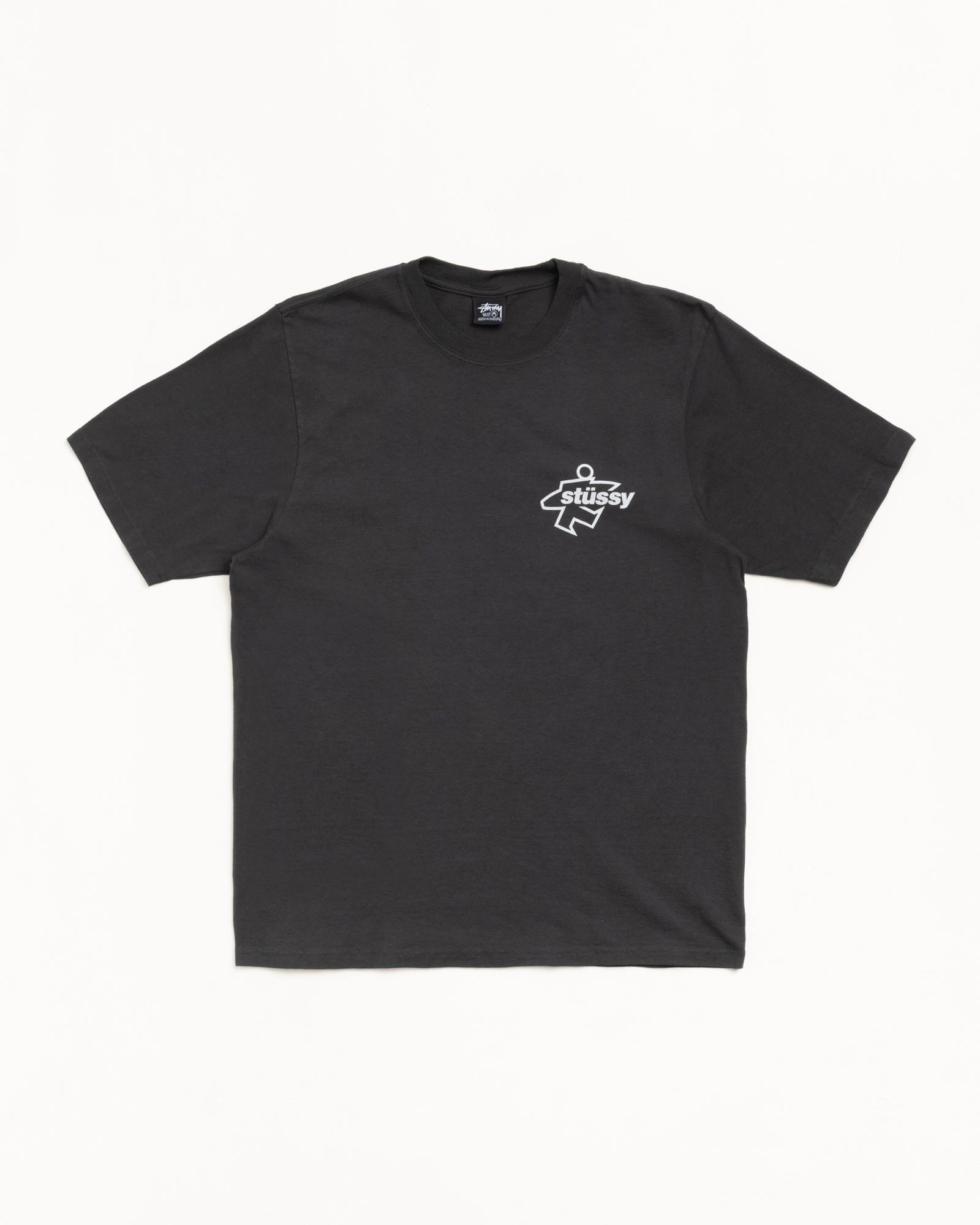 Alternative view of Áo Stussy Surf Size Tee Pigment Dyed 'Black' 1905180