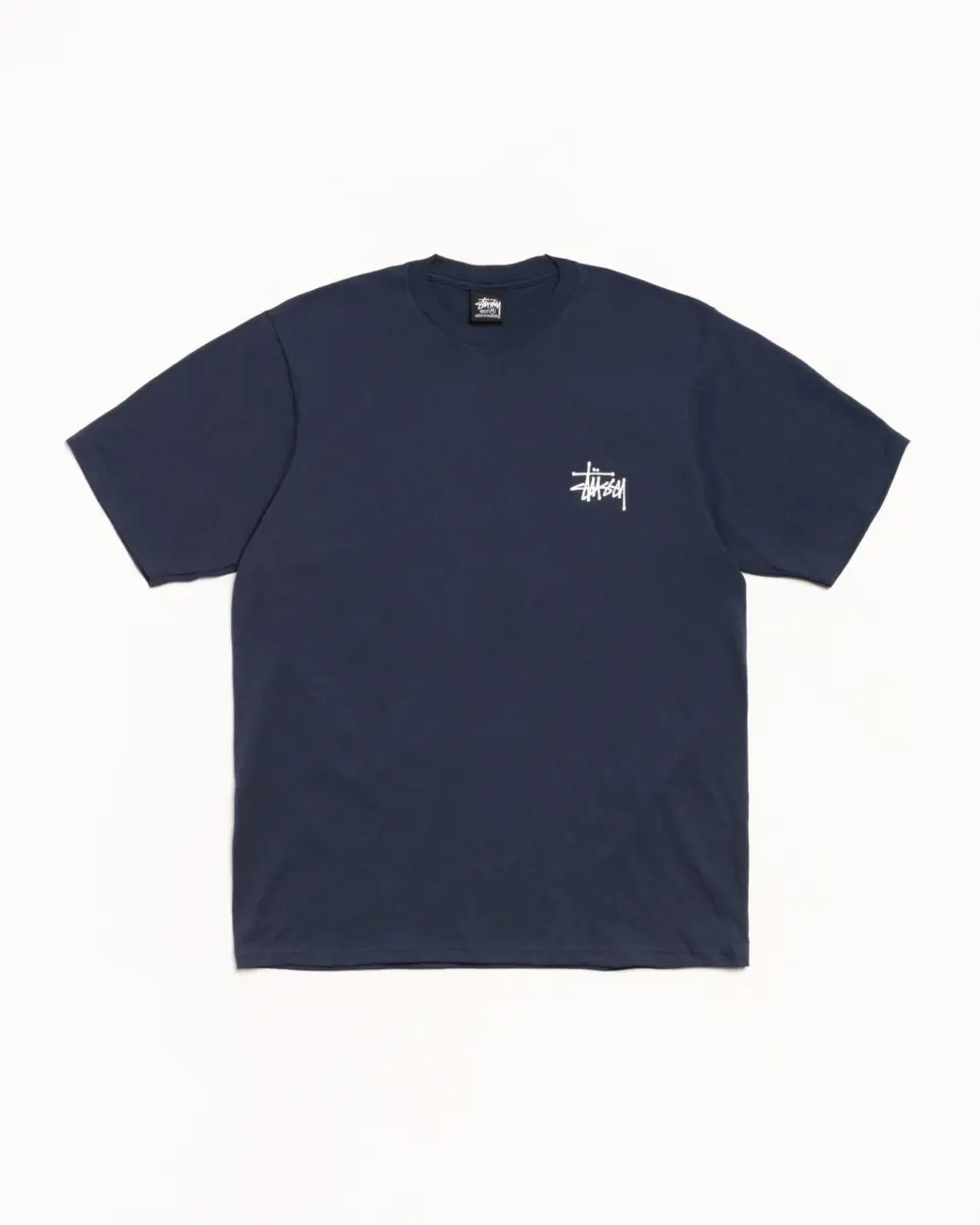 Alternative view of Áo Stussy Basic Stüssy Tee 'Navy' 1905000