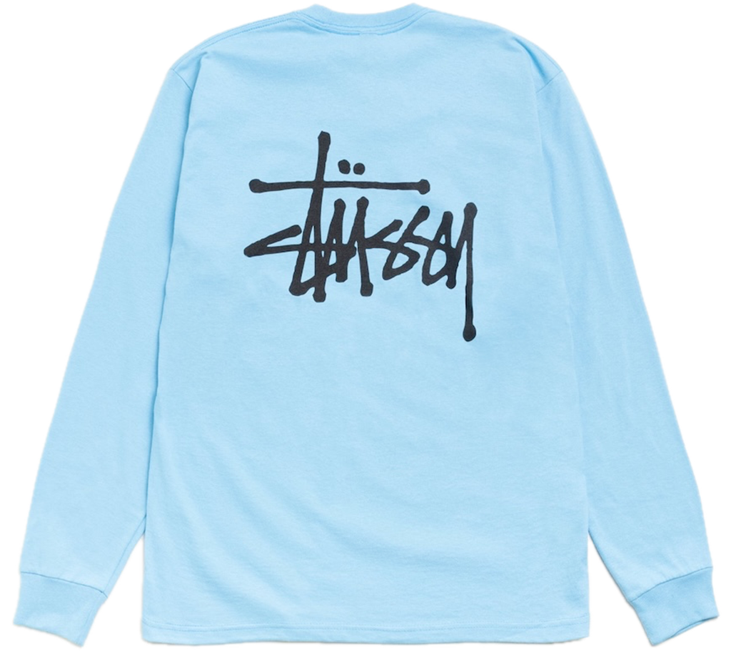 Áo Stussy Basic Stüssy Ls Tee 'Blue' 1995000