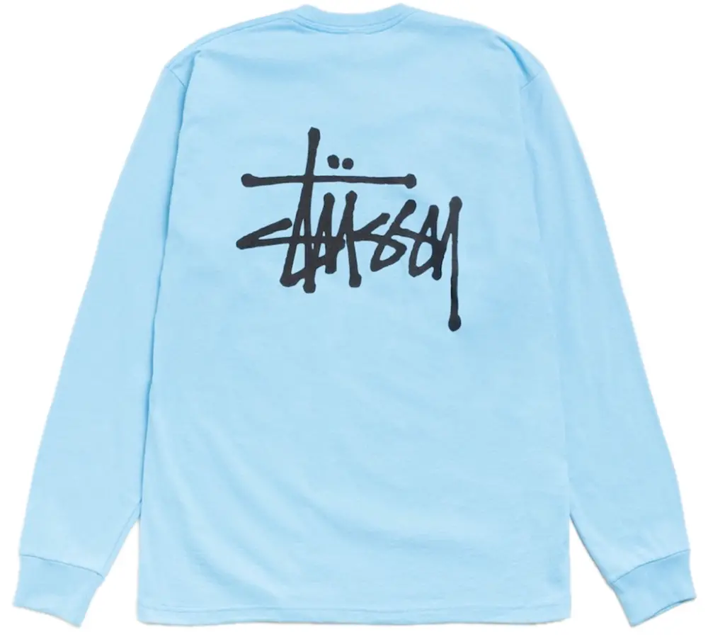 Áo Stussy Basic Stüssy Ls Tee 'Blue' 1995000