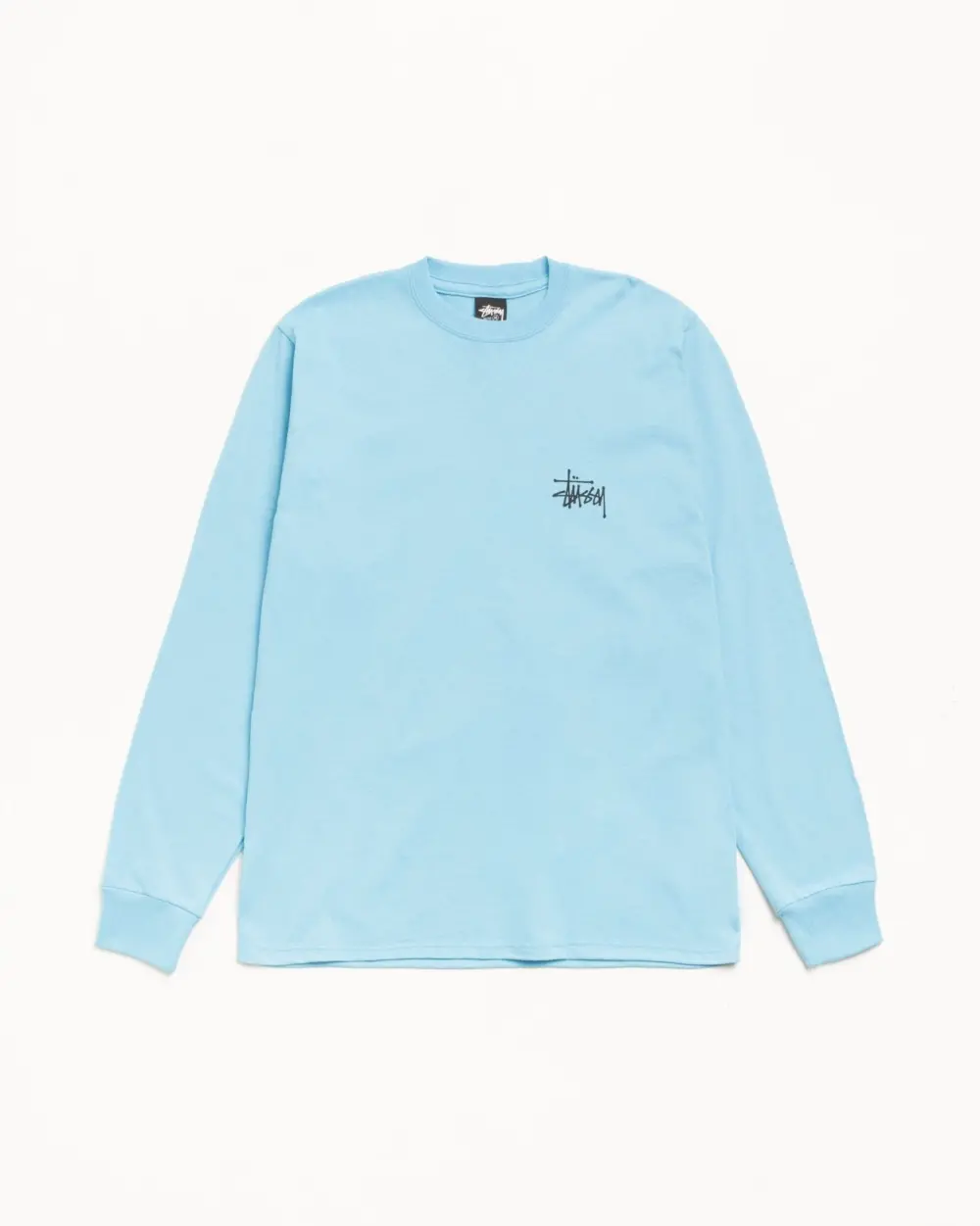Alternative view of Áo Stussy Basic Stüssy Ls Tee 'Blue' 1995000