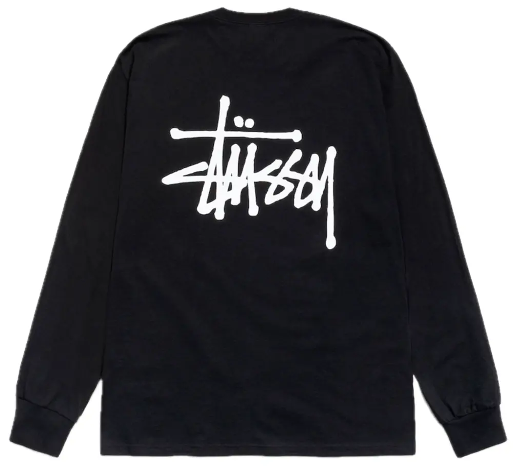 Áo Stussy Basic Stüssy Ls Tee 'Black' 1995000