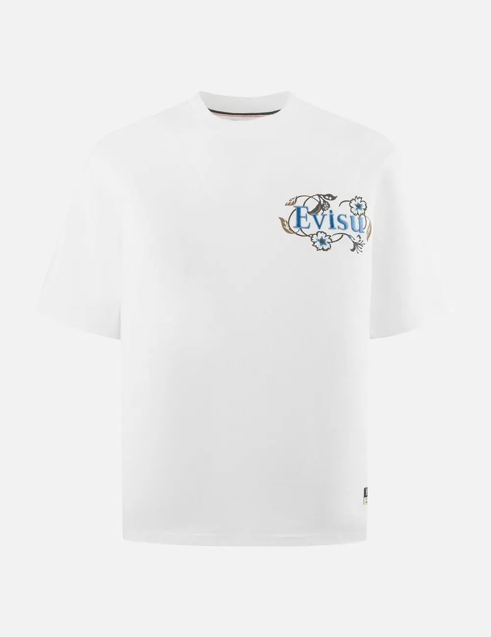 Alternative view of Áo Evisu Floral Daicock Logo Loose Fit T-Shirt 'White'