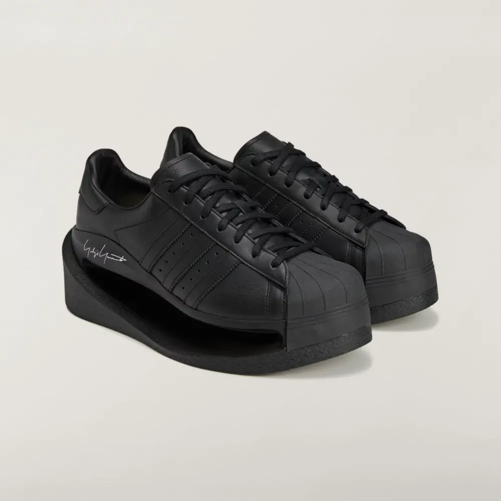 Giày Adidas Y-3 Gendo Superstar 'Triple Black' JS2467 - Ảnh 4