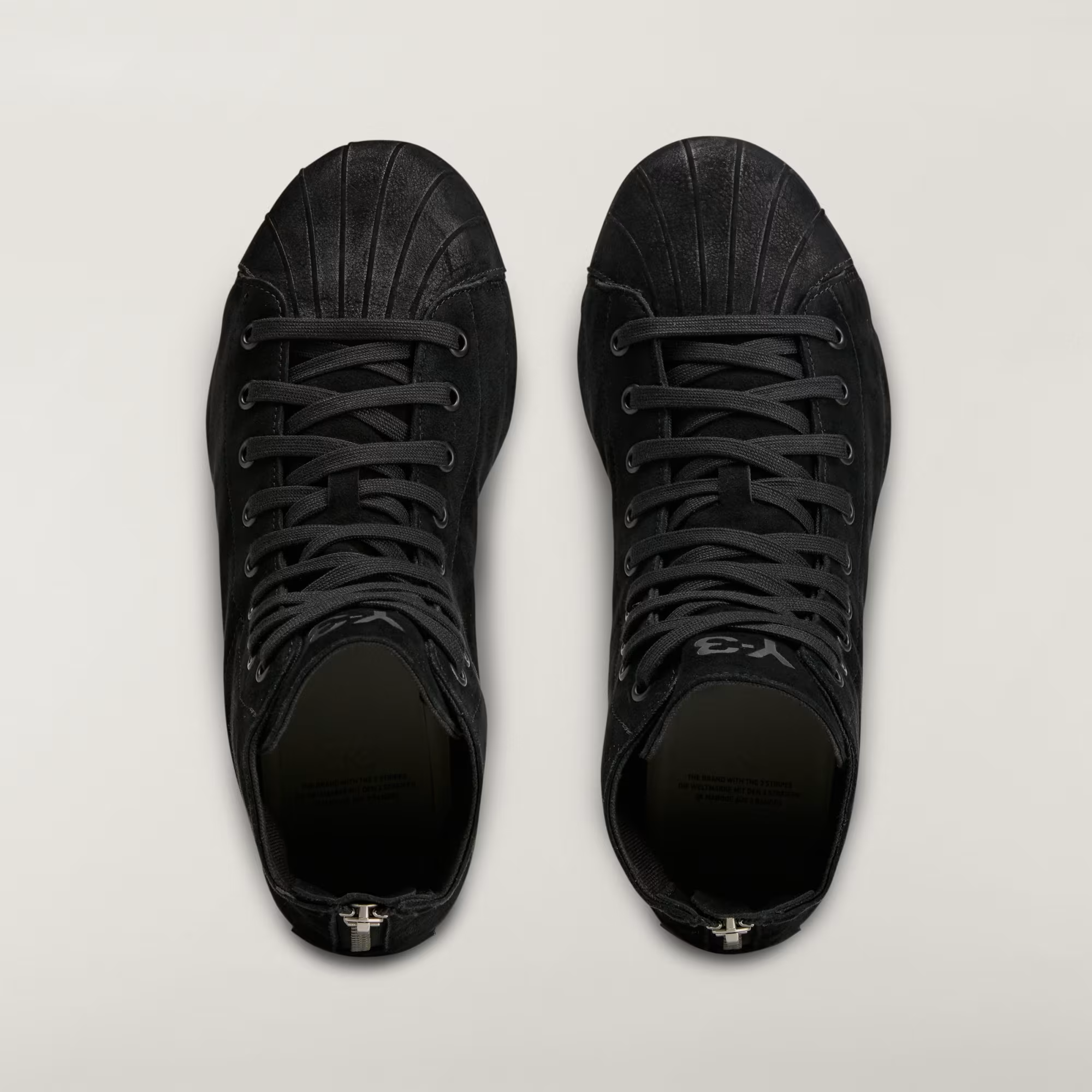 Alternative view of Giày Adidas Y-3 Nizzastar Hi Shoes 'Triple Black' KI0851