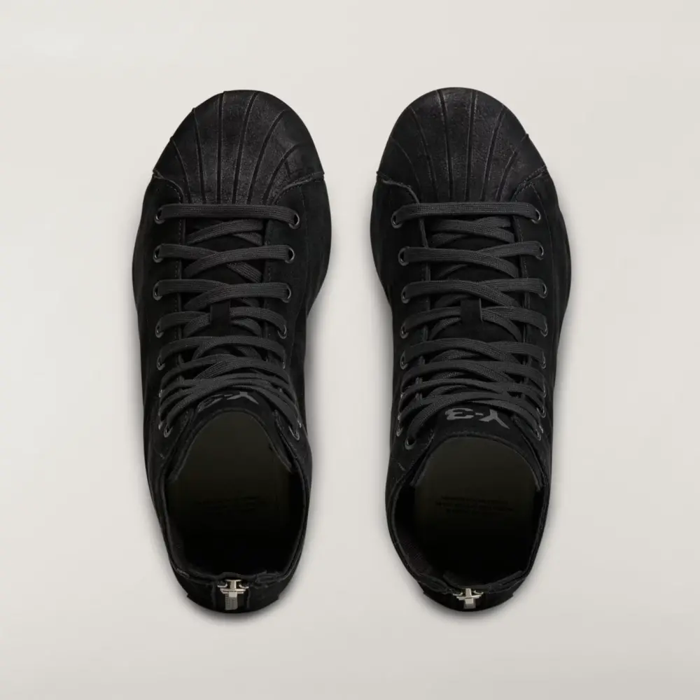 Giày Adidas Y-3 Nizzastar Hi Shoes 'Triple Black' KI0851 - Ảnh 2