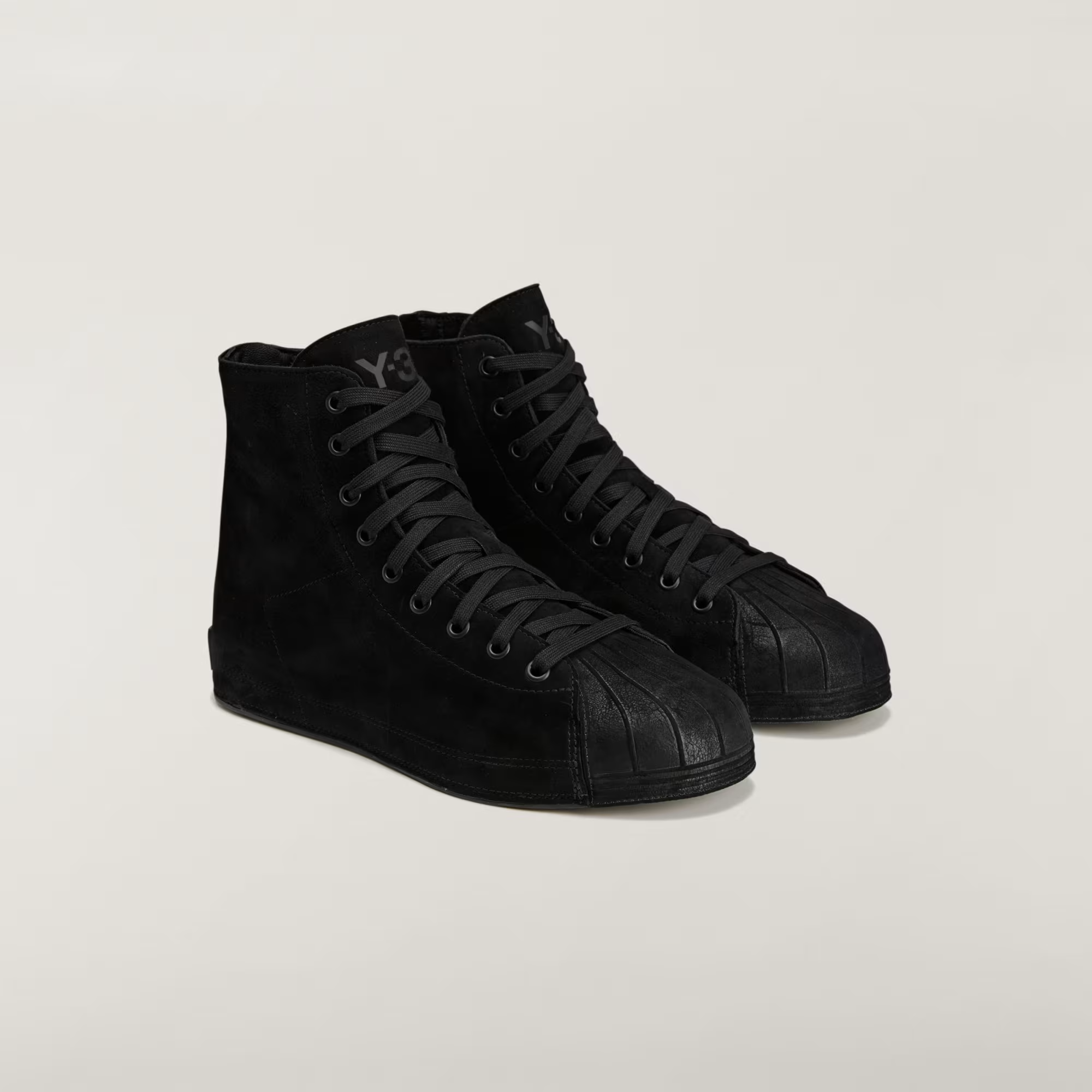 Giày Adidas Y-3 Nizzastar Hi Shoes 'Triple Black' KI0851 - Ảnh 3