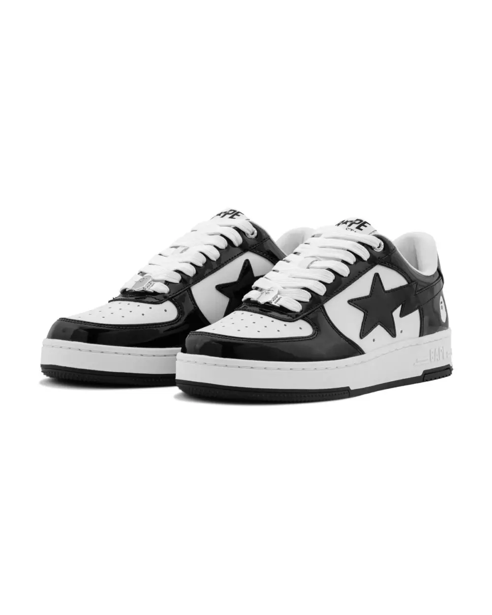 Giày Bape STA #1 M2 'Black' 0ZXSHM301911Q - Ảnh 5