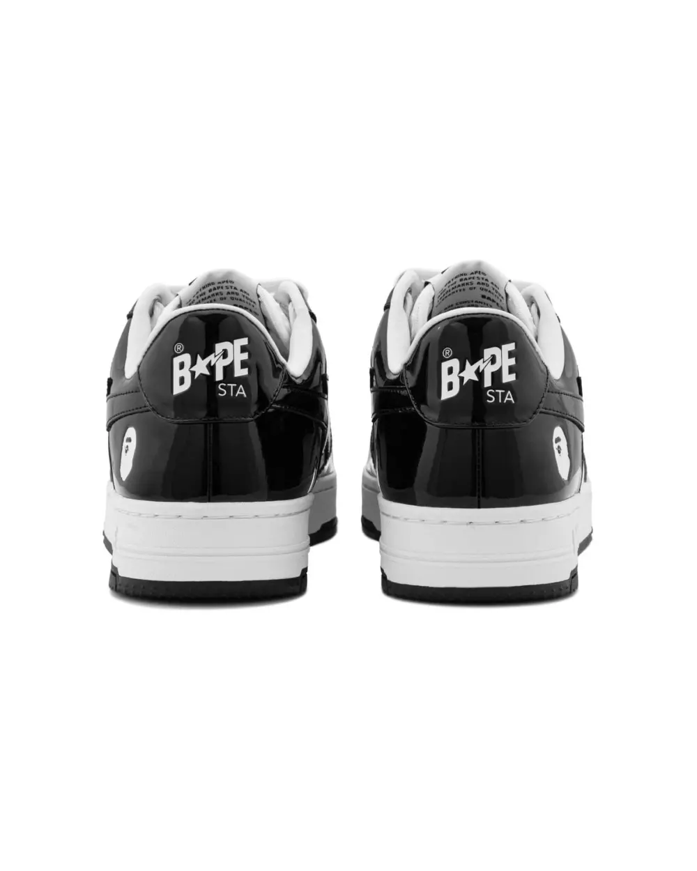 Giày Bape STA #1 M2 'Black' 0ZXSHM301911Q - Ảnh 4