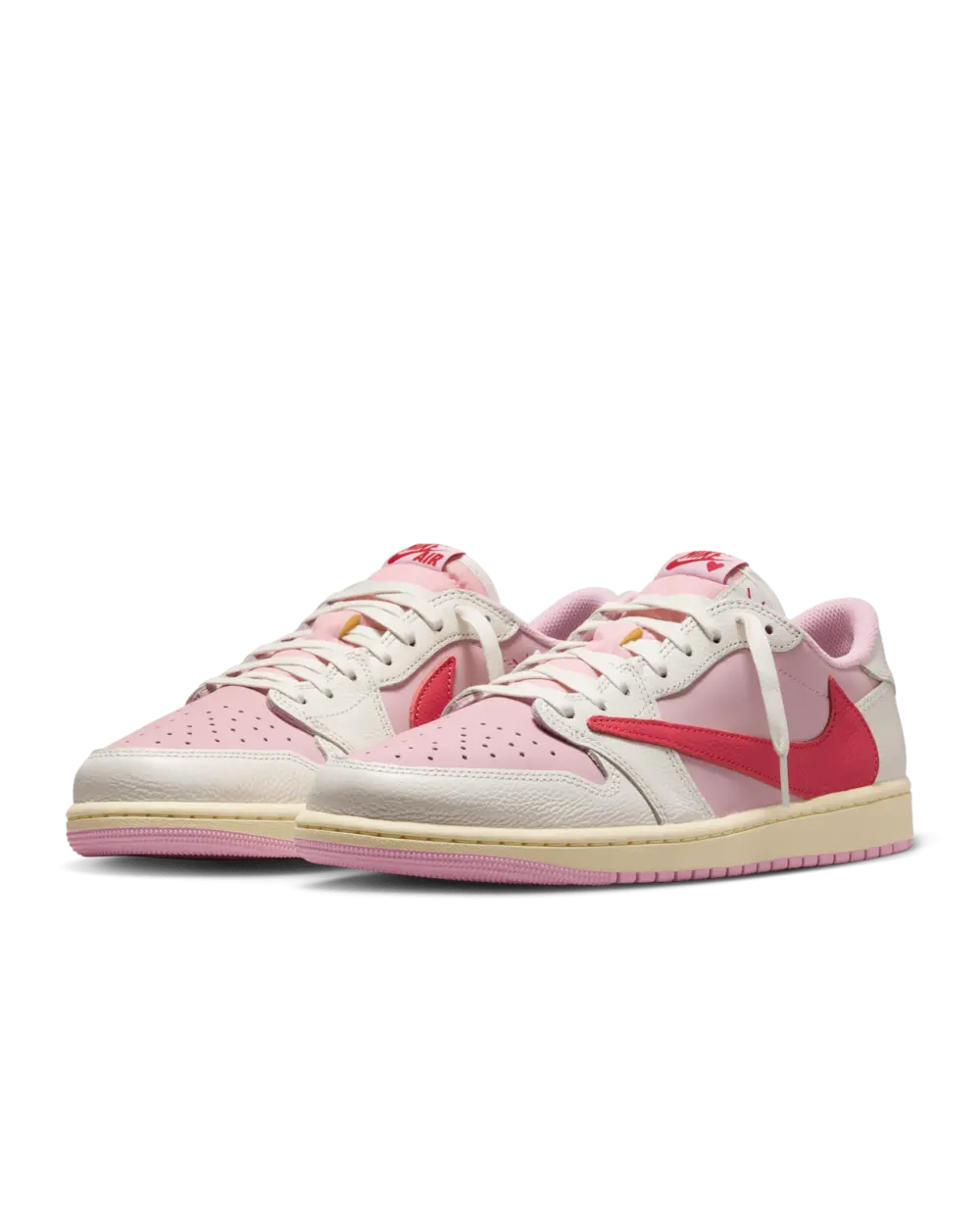 Alternative view of Giày Nike Air Jordan 1 Low x Travis Scott 'Pink' IQ7604-101