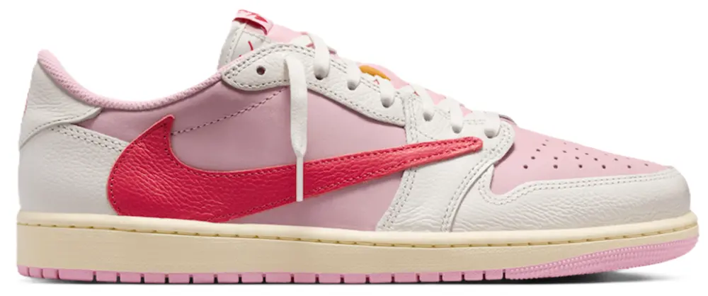 Giày Nike Air Jordan 1 Low x Travis Scott 'Pink' IQ7604-101