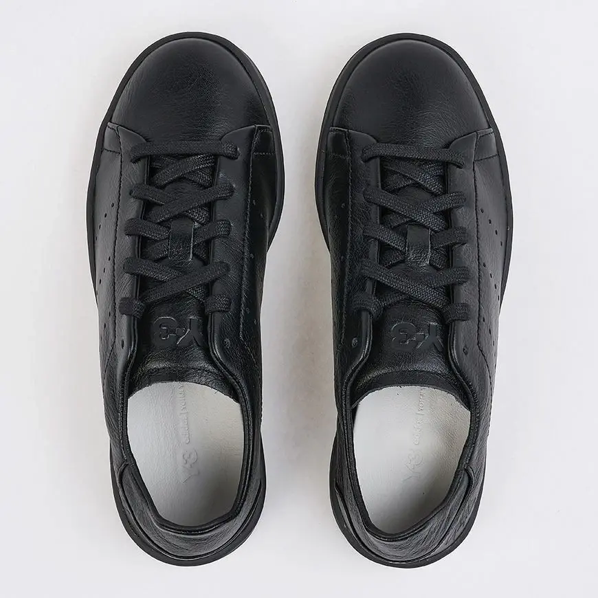 Giày Nữ Adidas Y-3 Stan Smith 'Black' JR4218 - Ảnh 3