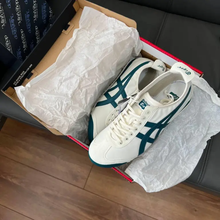 Giày Onitsuka Tiger Mexico 66 ‘Cream Velvet’ 1183B497-103 - Ảnh 4