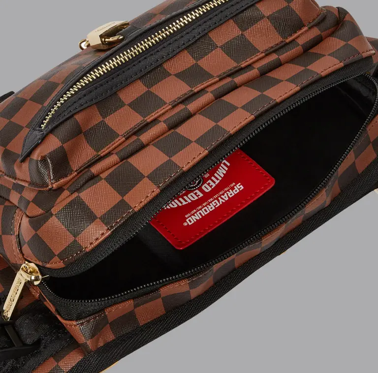 Túi Sprayground Pouch ‘Brown’ 910B4341NSZ - Ảnh 4