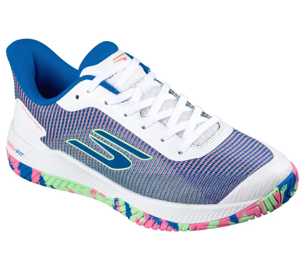 Giày Skechers Viper Court Pro 2.0 ‘White’ 246109-WBLP - Ảnh 5