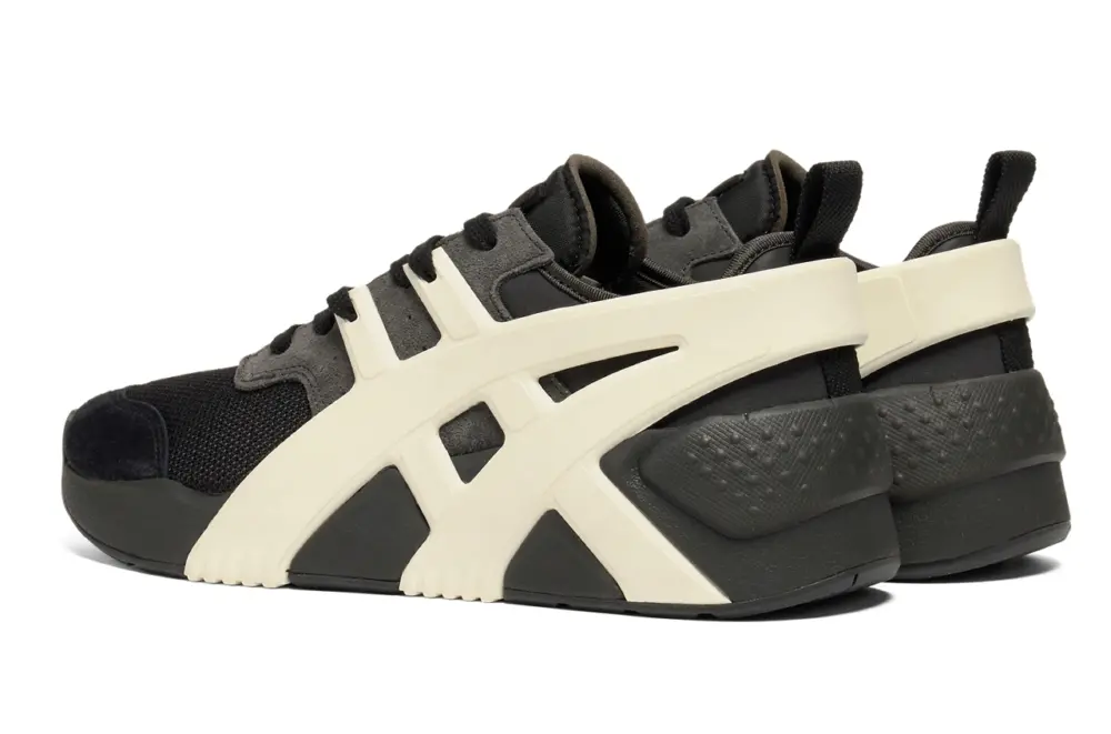 Giày Onitsuka Tiger Big Logo Trainer ‘Black’ 1183C638-002 - Ảnh 4