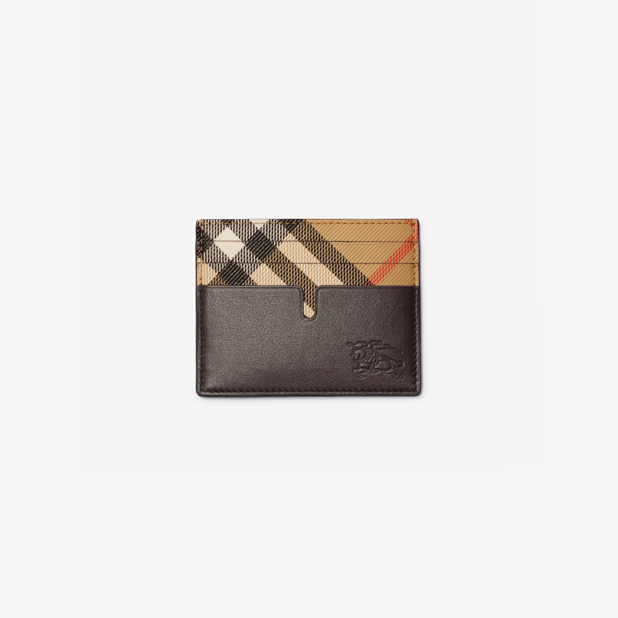 Alternative view of Ví Burberry Tall Pop Check Card Case ‘Sand Beige’ 81189181