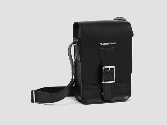 Túi Dr. Martens Leather Shoulder Bag ‘Black’ AD055001 - Ảnh 3