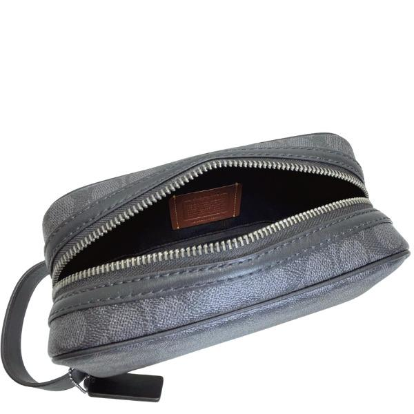 Túi Coach Travel Kit Small Signature ‘Black’ CAR15-QBMI5 - Ảnh 4