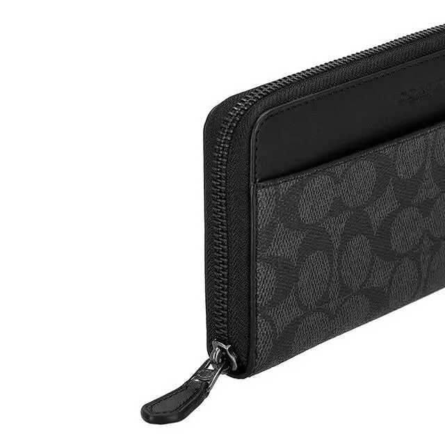 Ví Coach Accordion Wallet ‘Black’ CY405-QBMI5 - Ảnh 6
