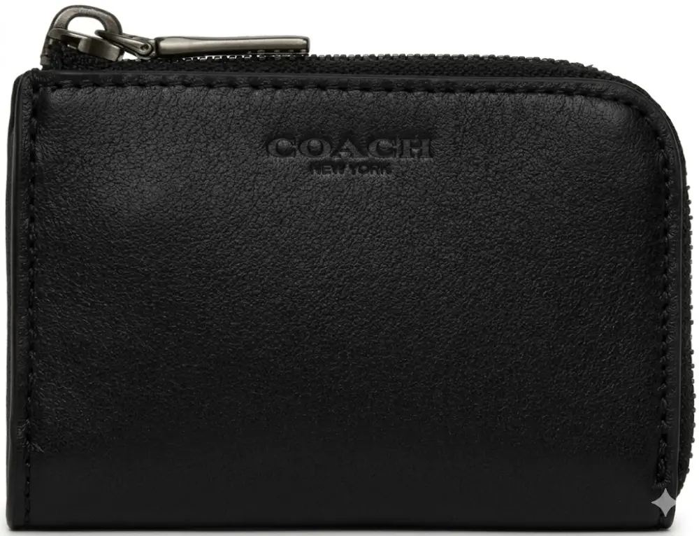 Ví Coach Zip Card Case ‘Black’ CD795G-BLK