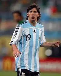 Alternative view of Áo Adidas Argentina 2006 Messi Home JN3708