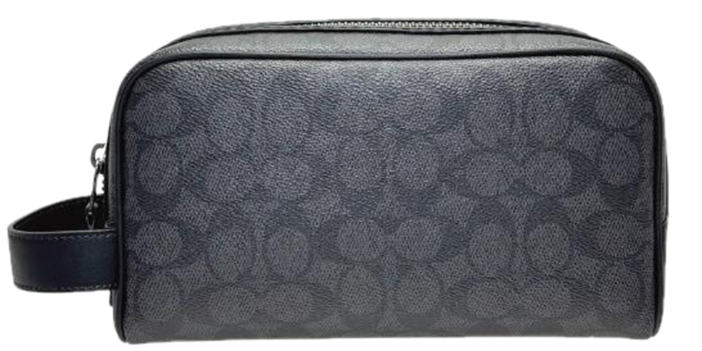 Túi Coach Travel Kit Small Signature ‘Black’ CAR15-QBMI5