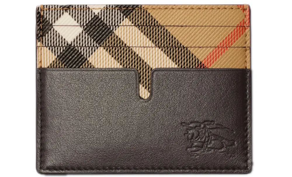 Ví Burberry Tall Pop Check Card Case ‘Sand Beige’ 81189181