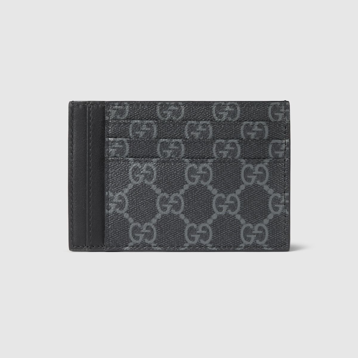 Ví Gucci GG Emblem Card Case ‘Black’ 821208-FAD6M-1000 - Ảnh 4