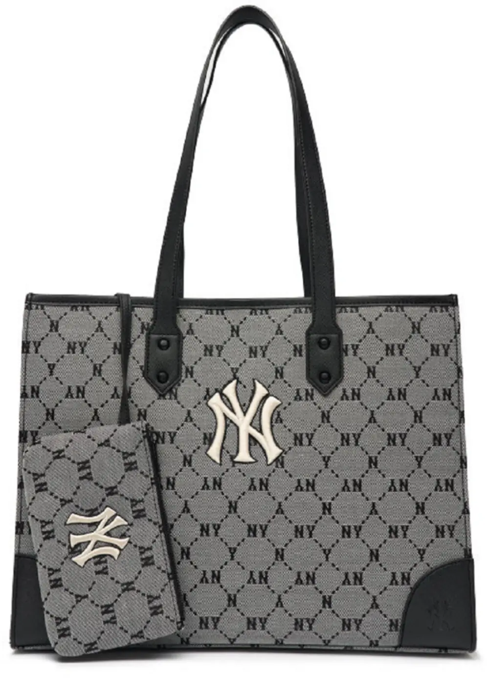 Túi MLB Monogram New York Yankees Black 3AORL021N-50GRS