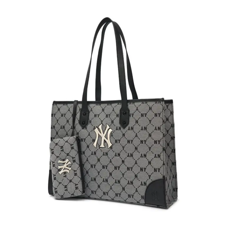 Túi MLB Monogram New York Yankees Black 3AORL021N-50GRS - Ảnh 5